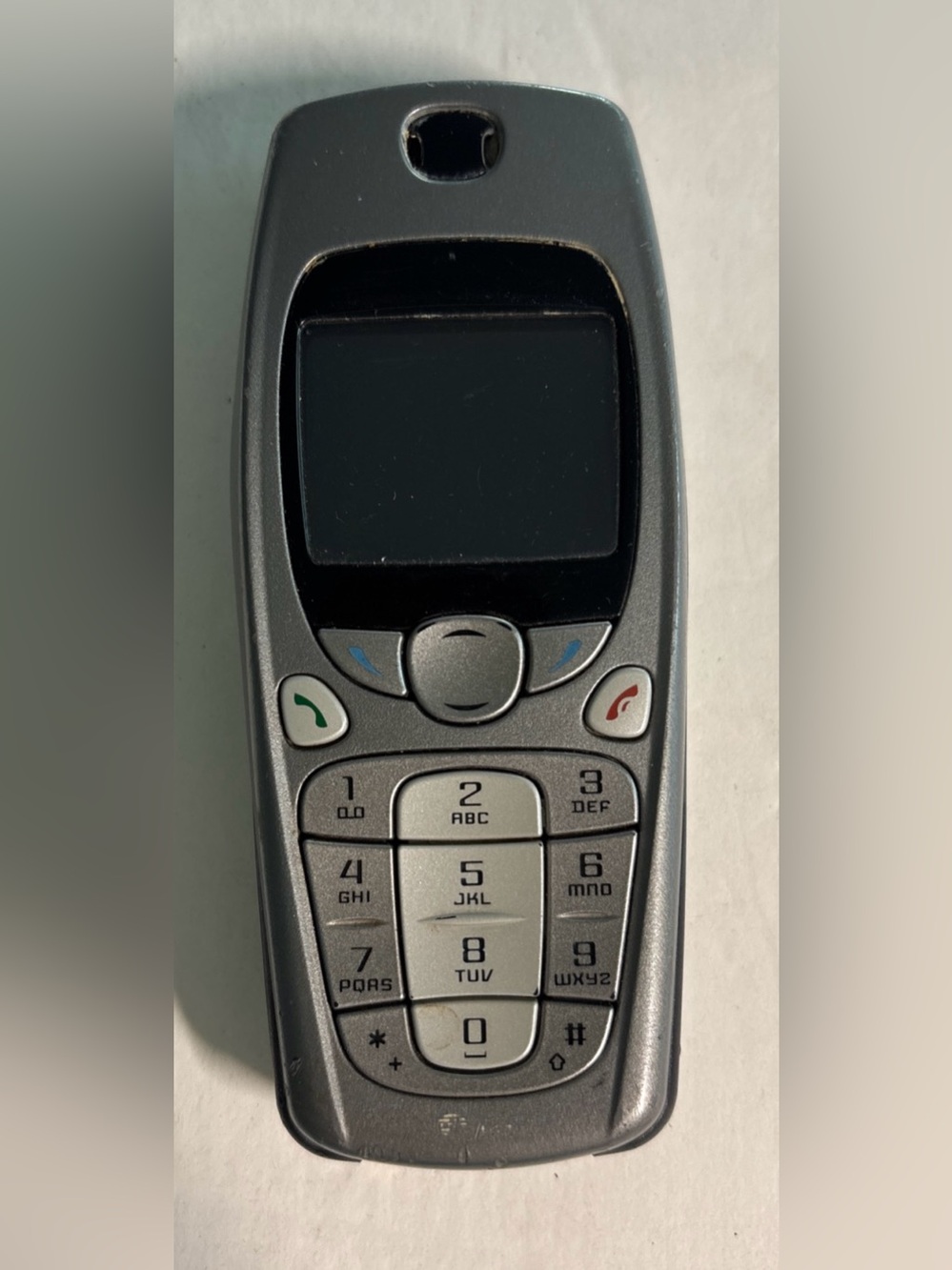 Nokia Silver Gray Feature TDMA Cellular Phone with Tactile Keypad model 3560